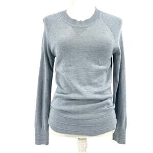 Lululemon Women's 6 Pale Blue Sit in Stillness Soft Knit Round Neck Sweater